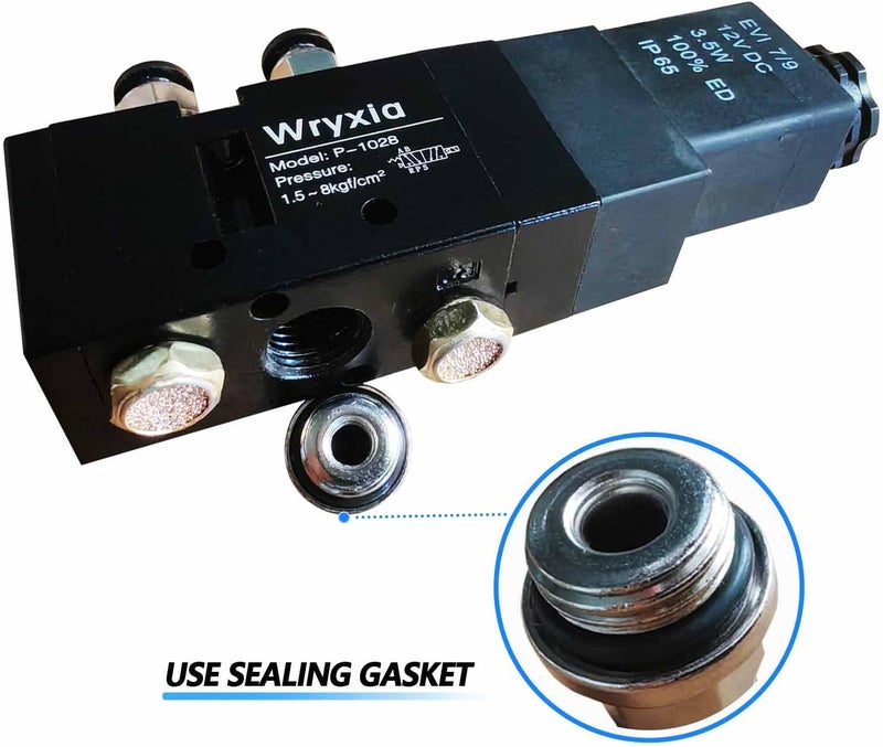 Wryxia Air Valve Push-Pull 4 Way 2 Position Manual Dump Truck Tailgate Valve BAV010 (electronic switch) - Image 4